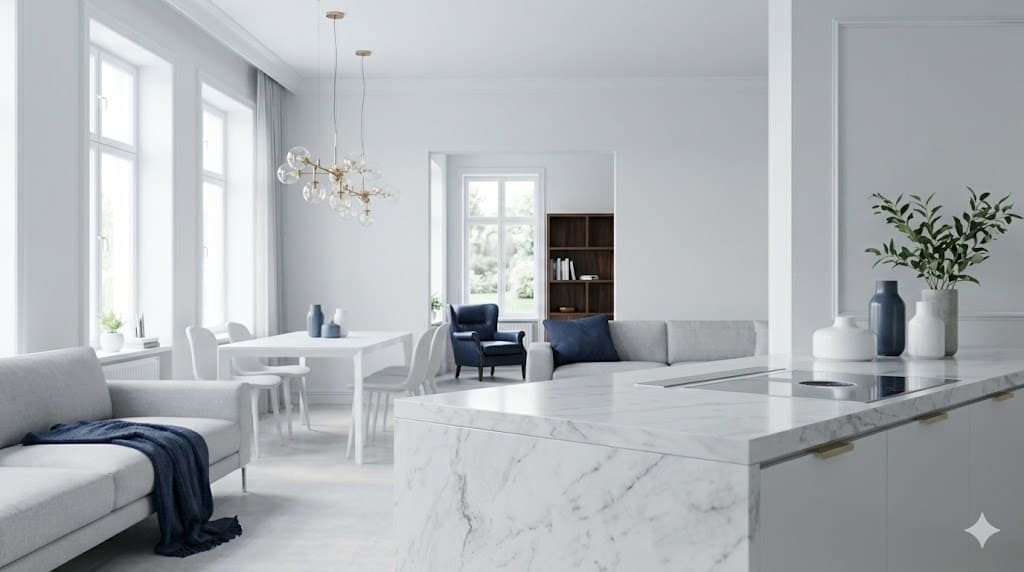 Rent Skandinavisk interiør
